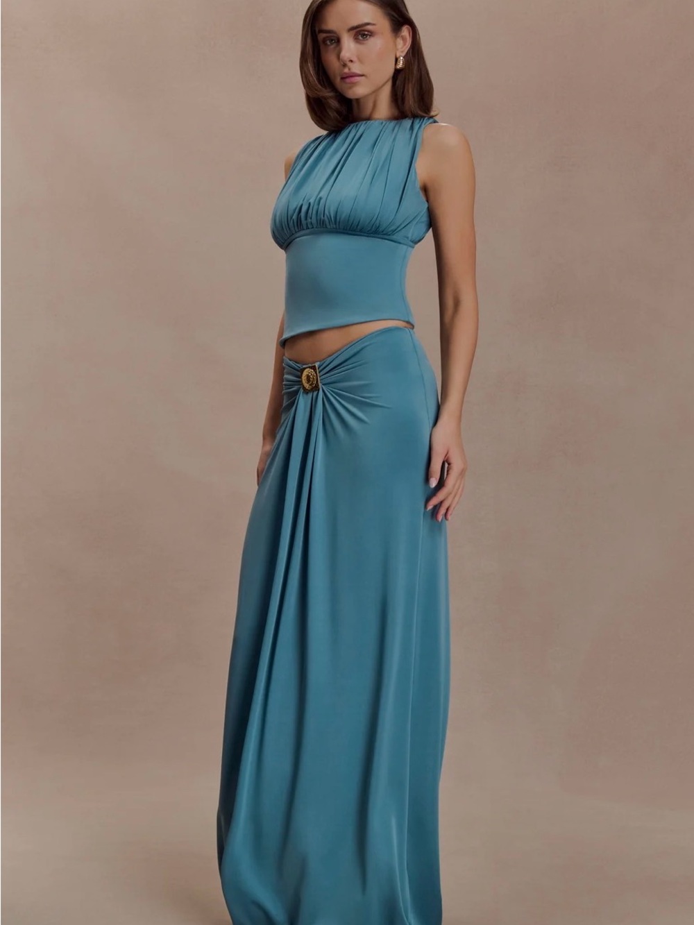 MESHKI Erina Slinky Skirt and Top Set